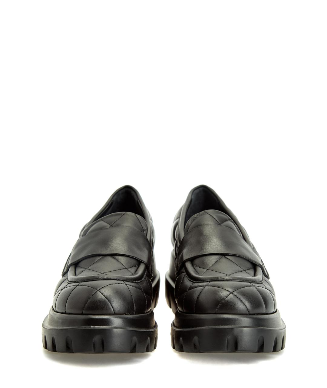 AGL Черные кожаные лоферы, фото 6