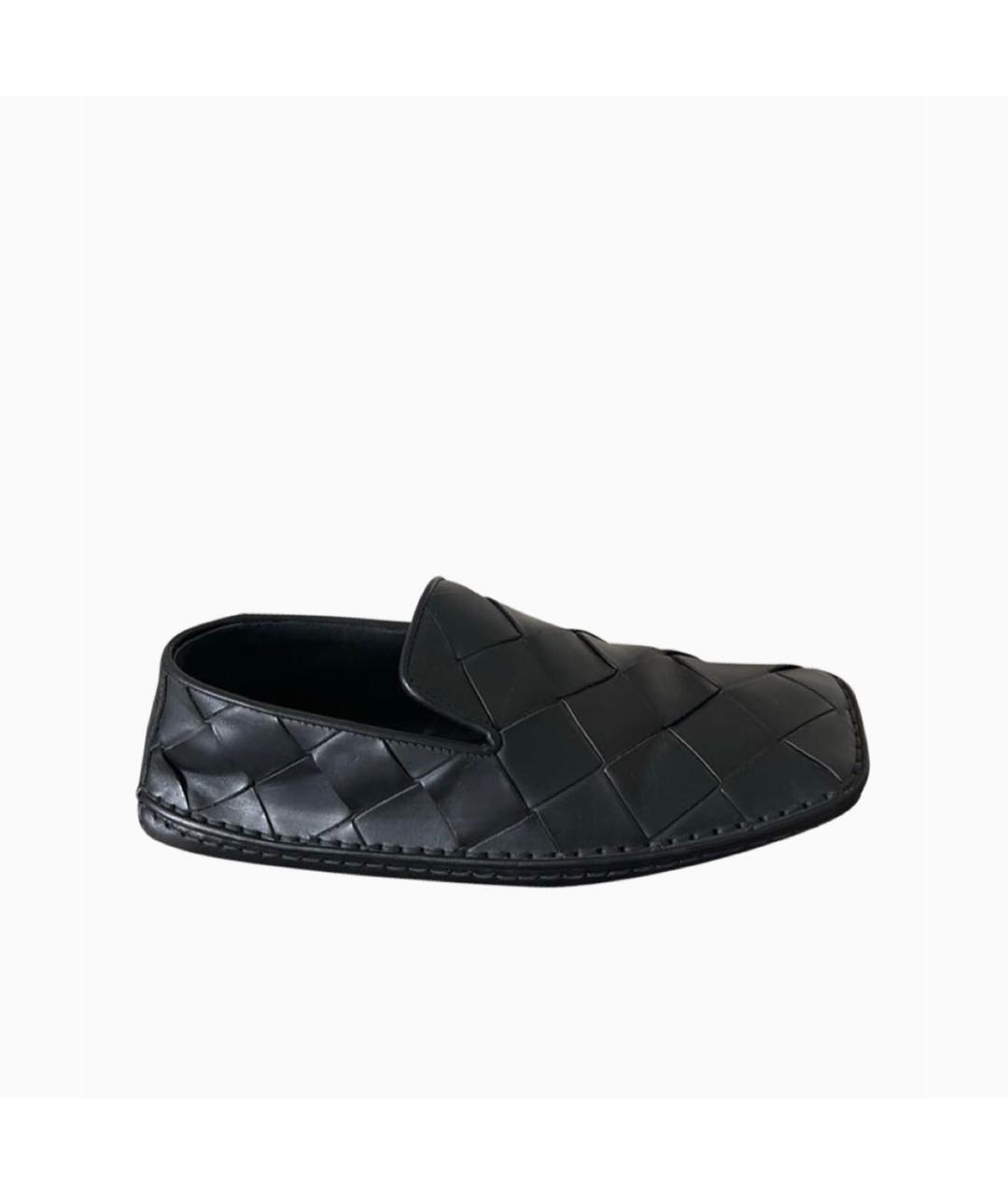 BOTTEGA VENETA Черные кожаные лоферы, фото 5