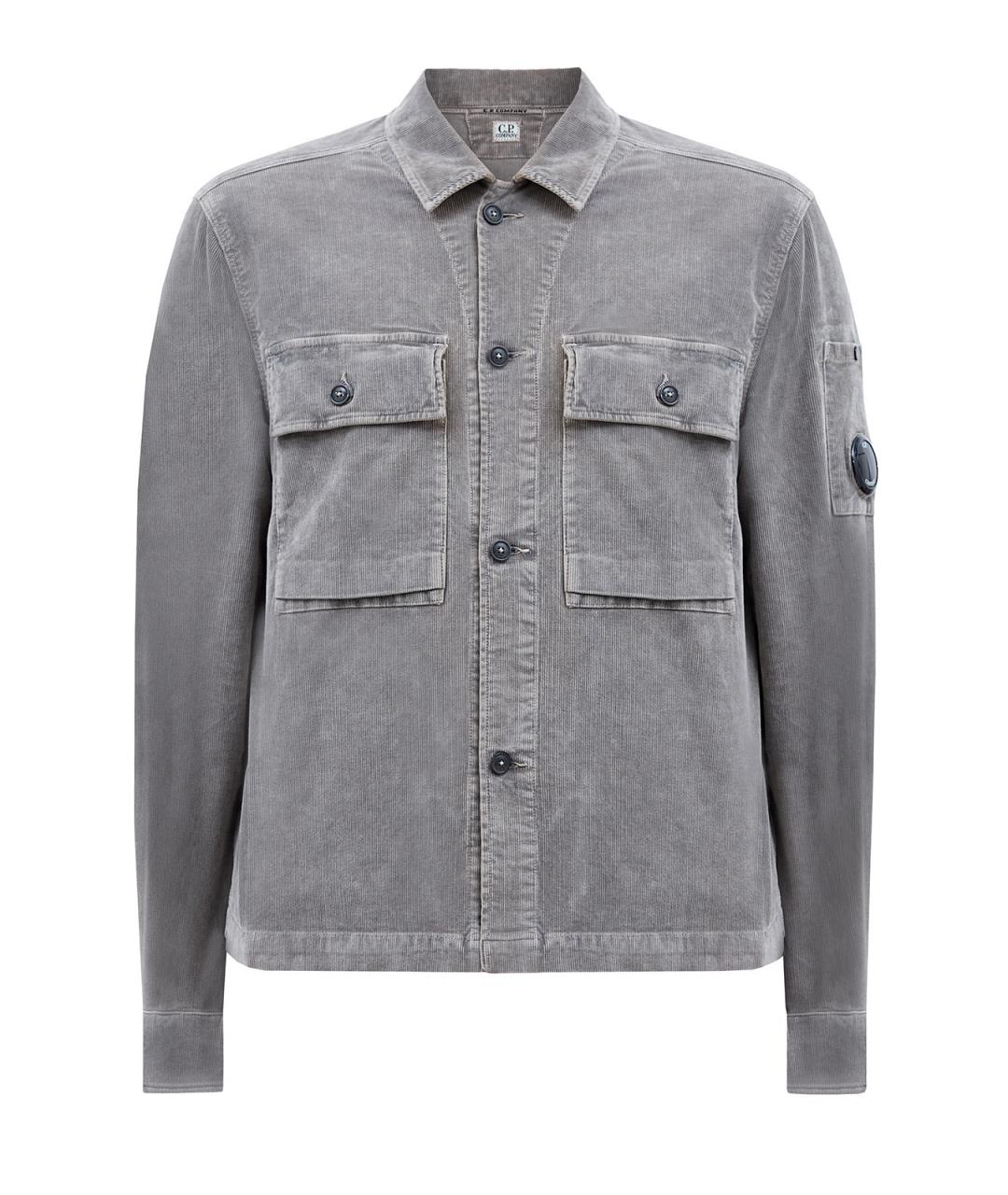 CP COMPANY Серая хлопковая куртка, фото 1