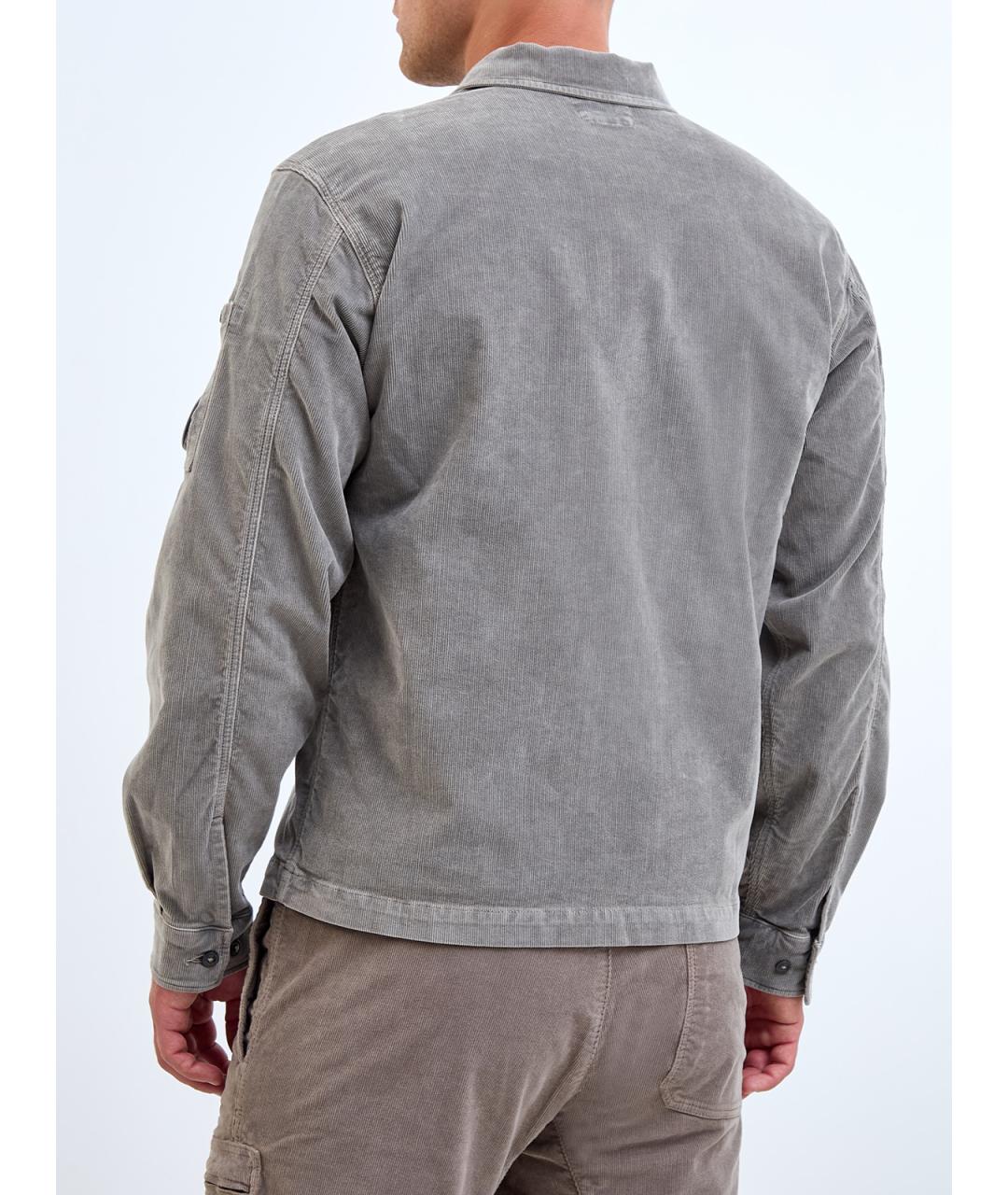 CP COMPANY Серая хлопковая куртка, фото 4