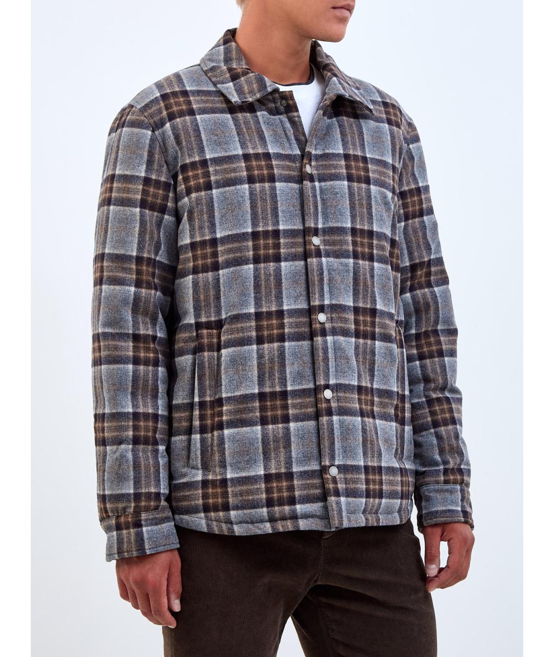 PESERICO Коричневая шерстяная куртка, фото 3