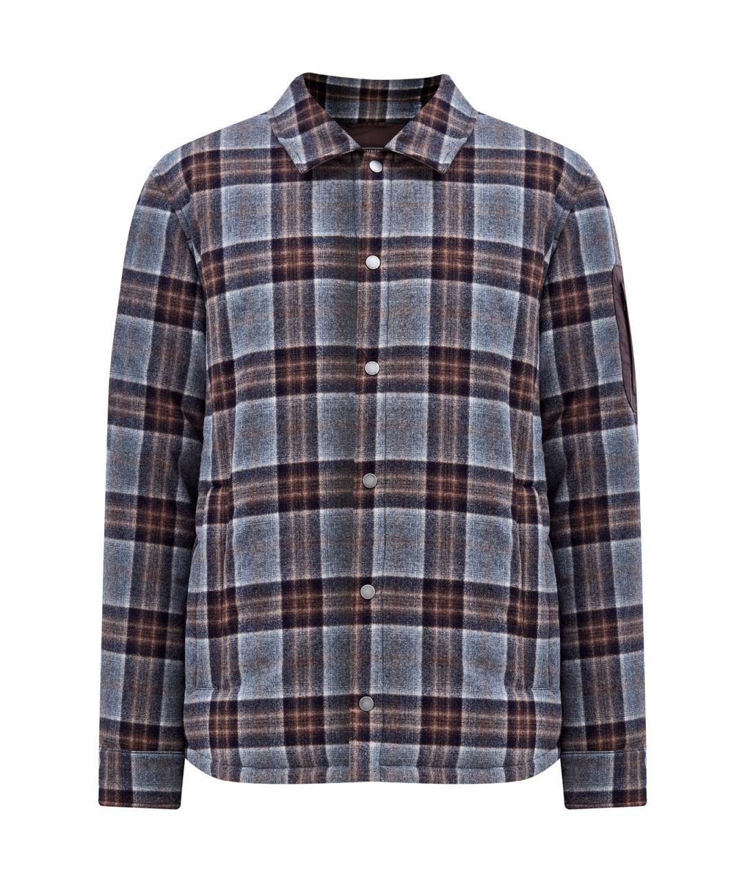 PESERICO Коричневая шерстяная куртка, фото 1