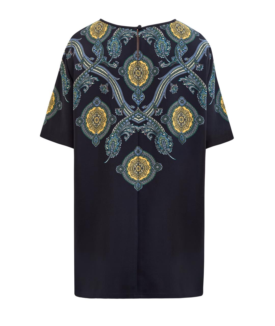 ETRO Черная вискозная блузы, фото 2