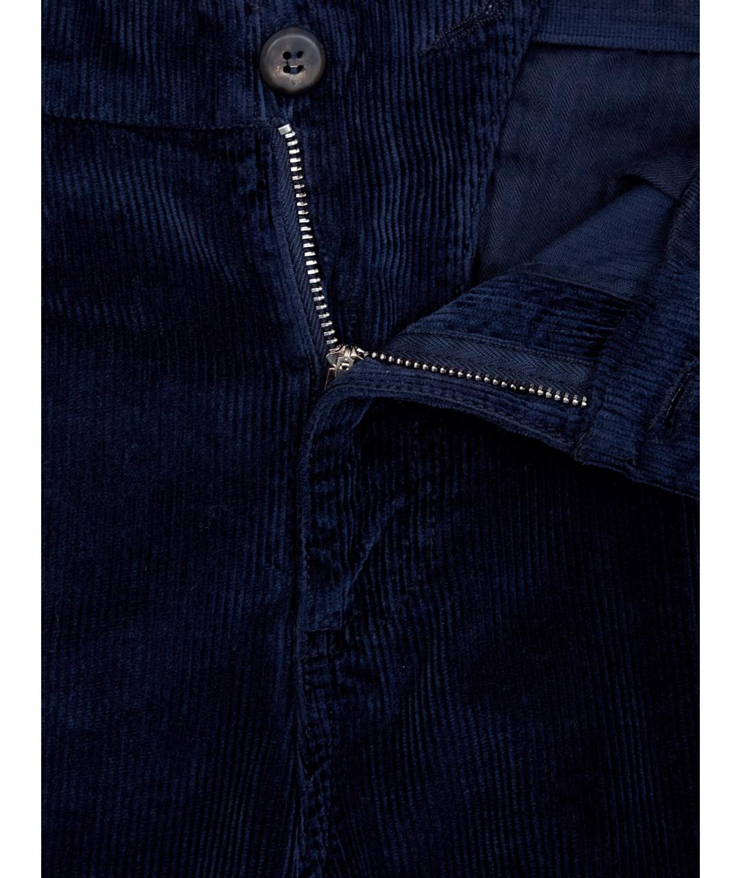 ELEVENTY Синие хлопковые повседневные брюки, фото 6