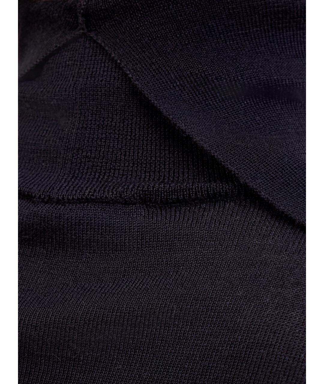 JIL SANDER Черная шерстяная водолазка, фото 5