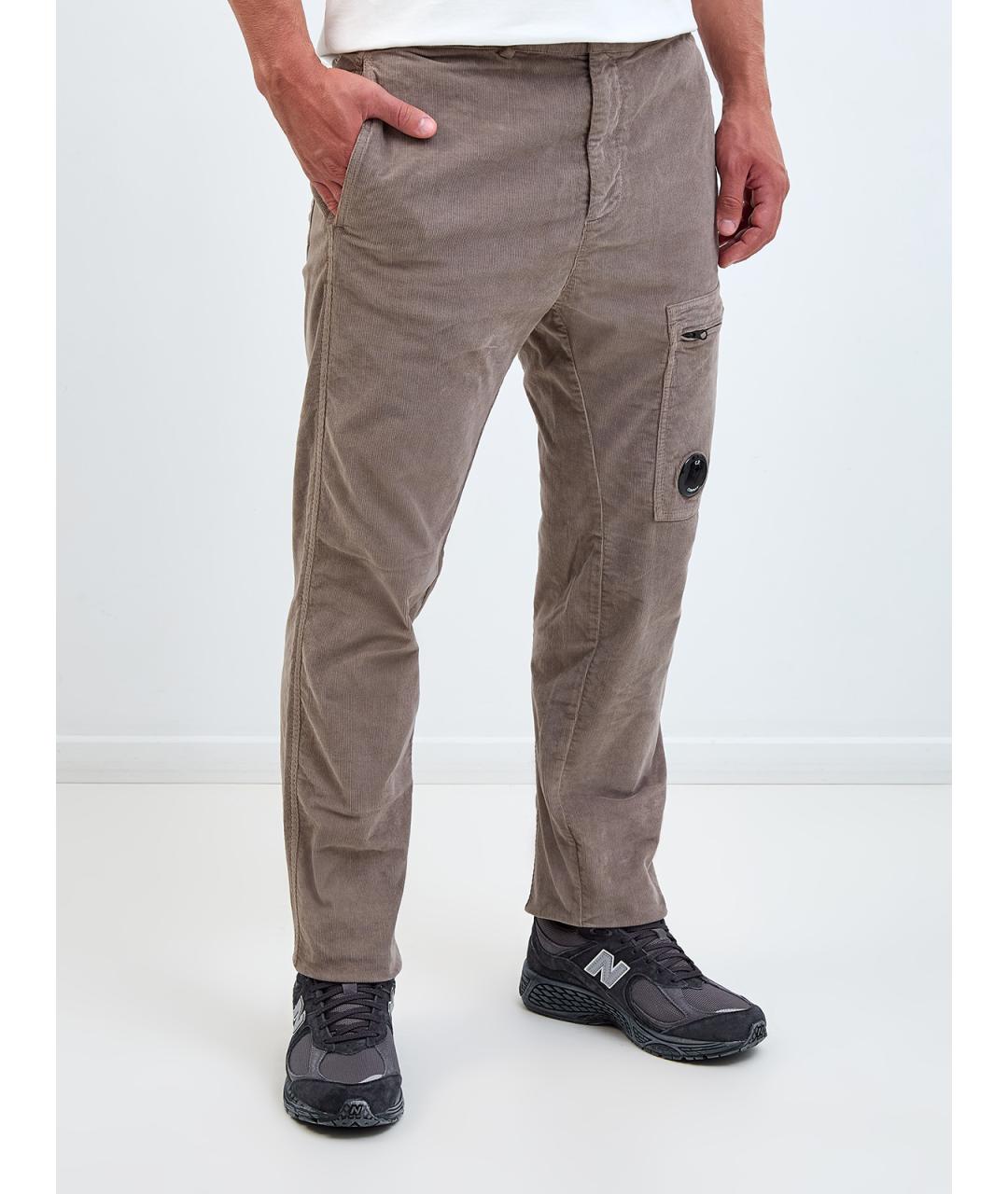 CP COMPANY Бежевые хлопковые повседневные брюки, фото 3