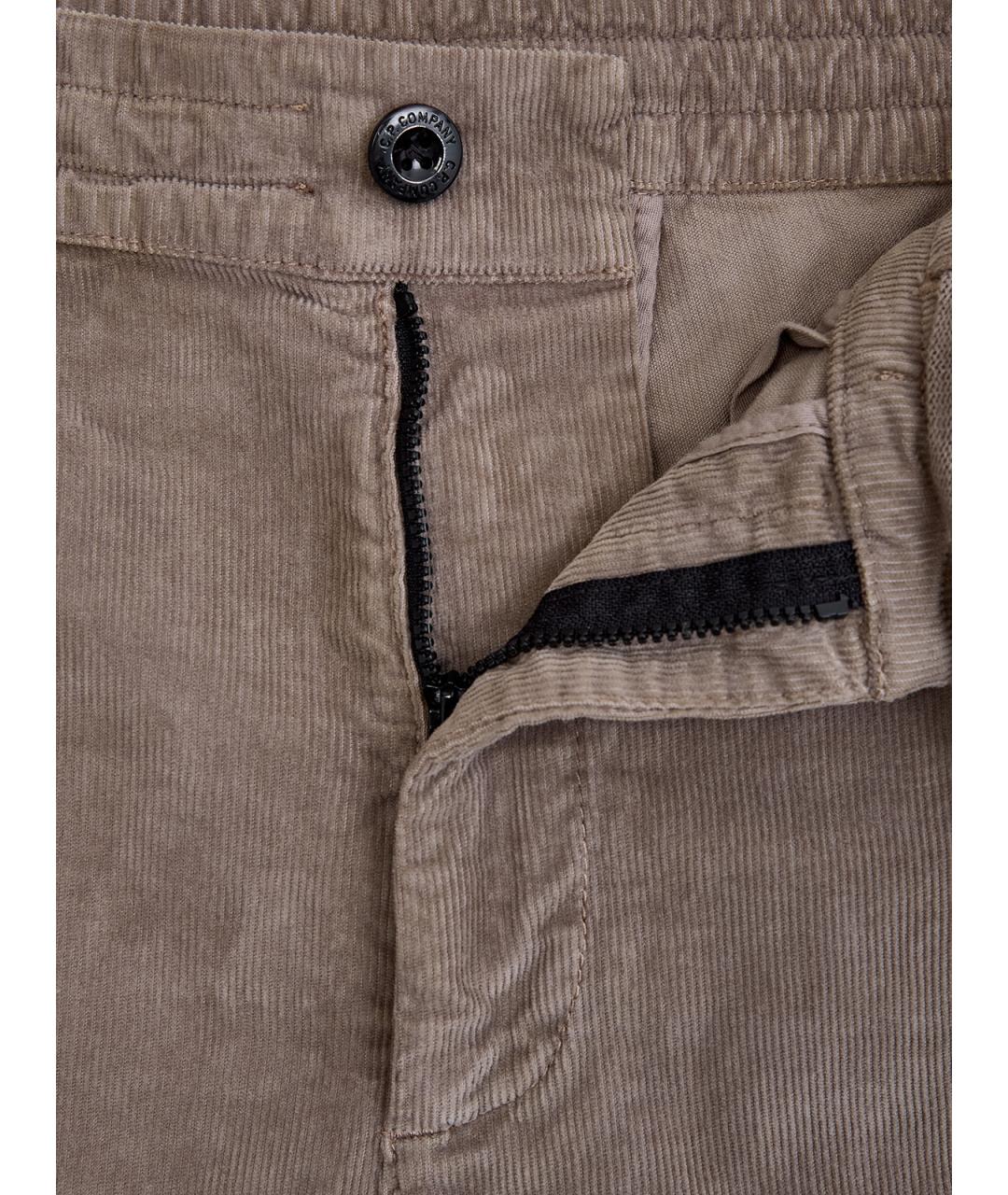 CP COMPANY Бежевые хлопковые повседневные брюки, фото 6