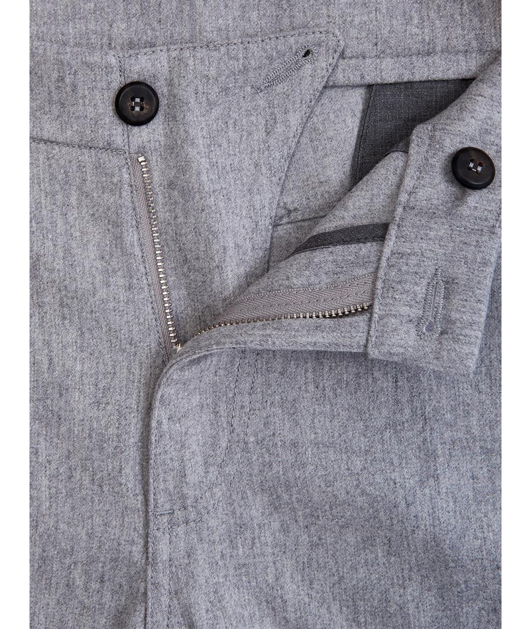 ELEVENTY Серые шерстяные повседневные брюки, фото 6