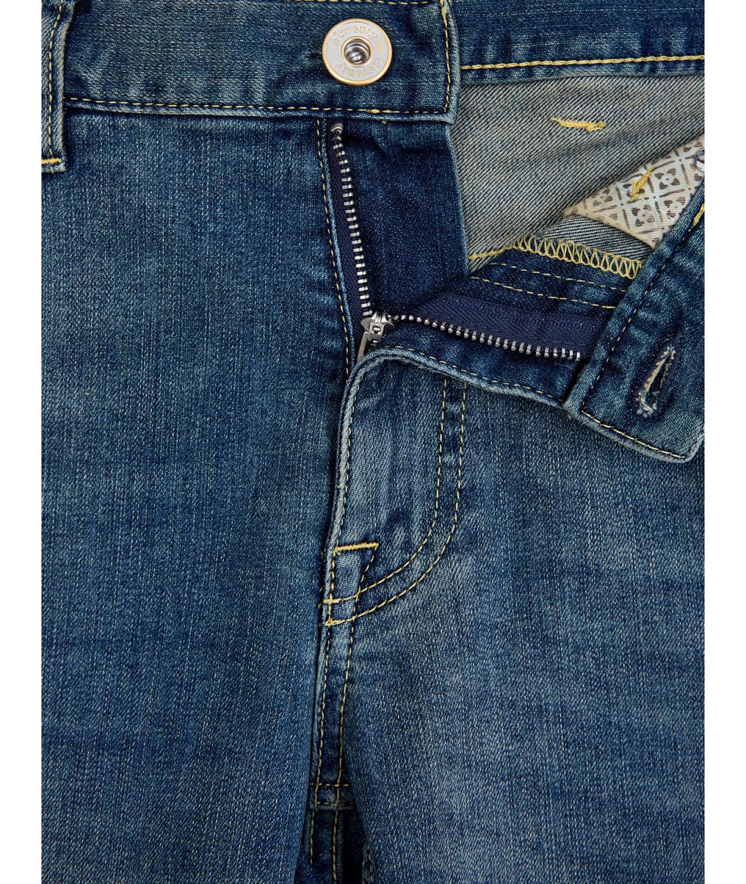 ELEVENTY Синие хлопковые джинсы скинни, фото 6