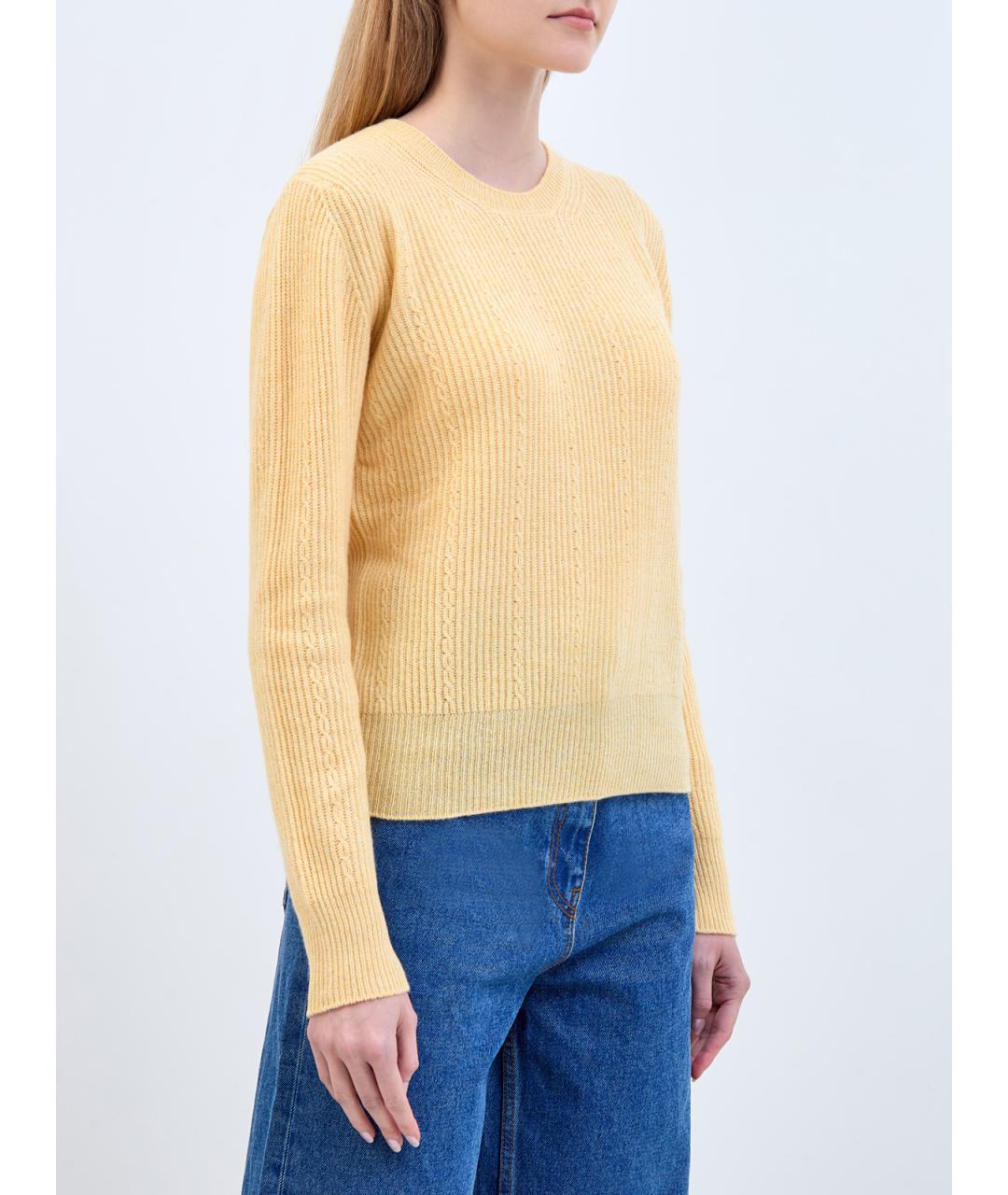 ETRO Желтый шерстяной джемпер / свитер, фото 3