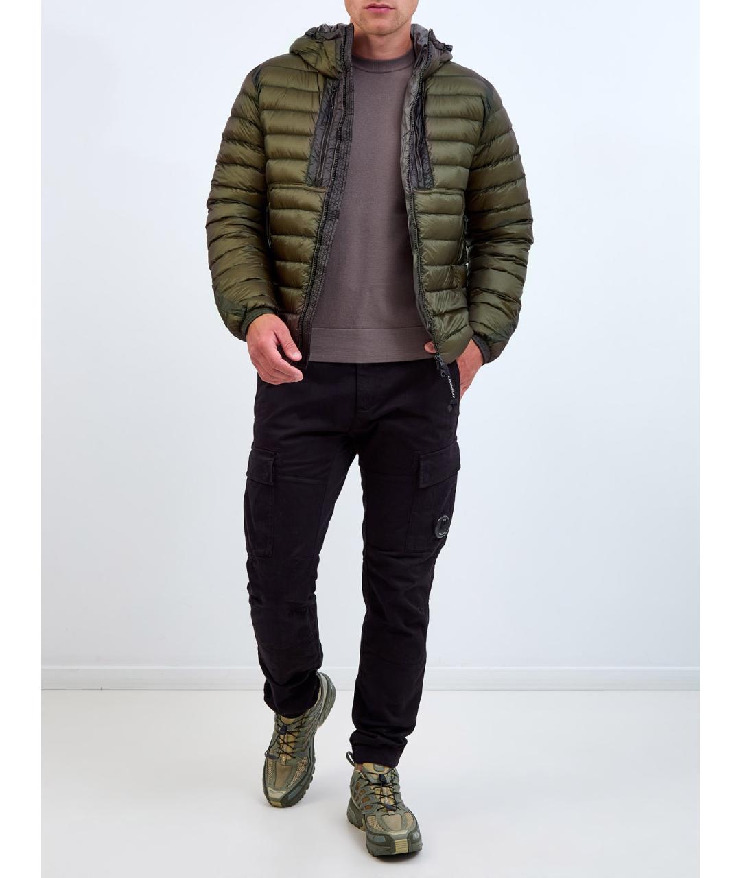 CP COMPANY Зеленый шерстяной джемпер / свитер, фото 2