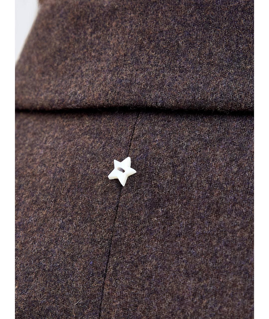 LORENA ANTONIAZZI Коричневый шерстяной жакет/пиджак, фото 5
