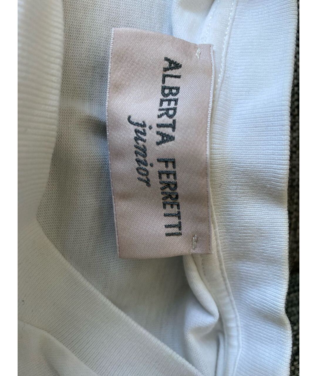 ALBERTA FERRETTI Белая хлопковая рубашка/блузка, фото 3