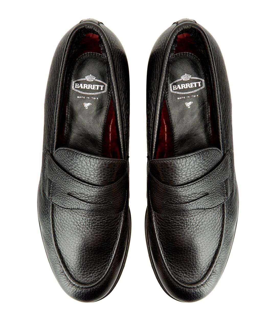 BARRETT Черные кожаные лоферы, фото 6