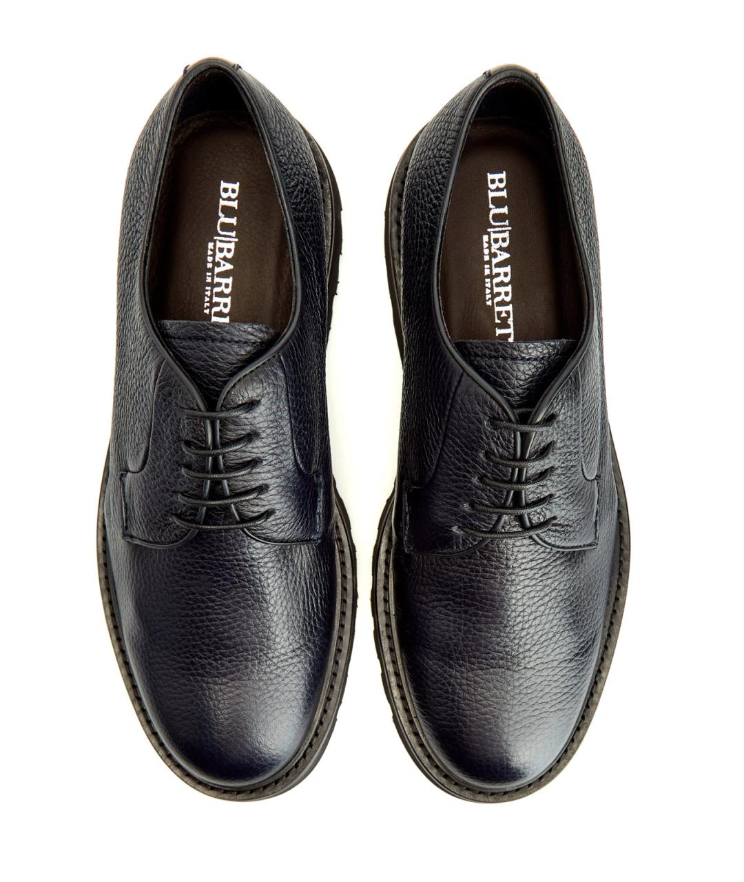 BARRETT Черные кожаные низкие ботинки, фото 6