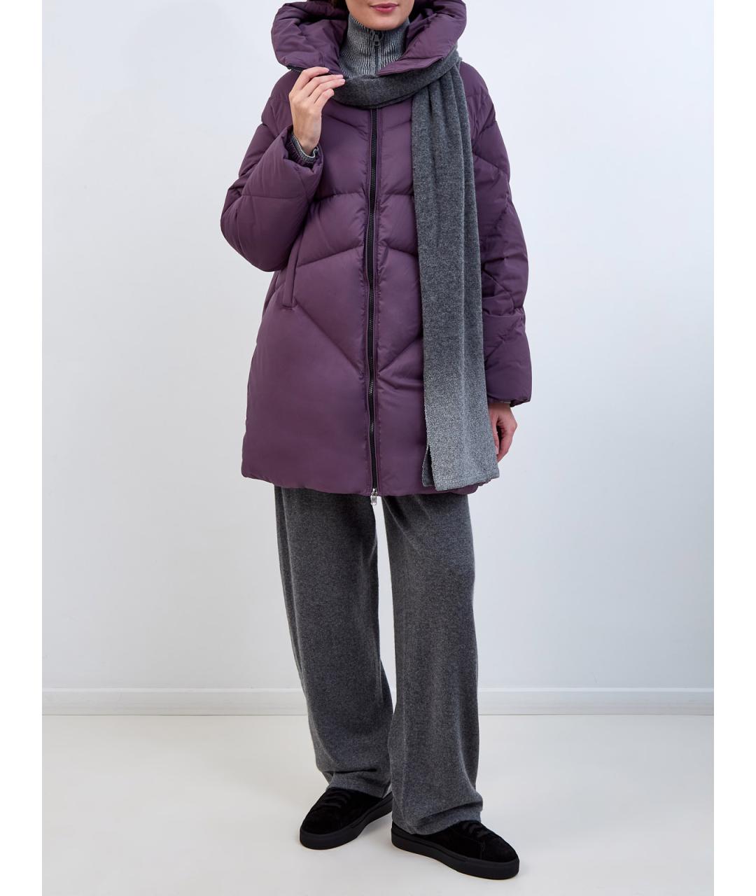 HETREGO Фиолетовый полиэстеровый пуховик, фото 2