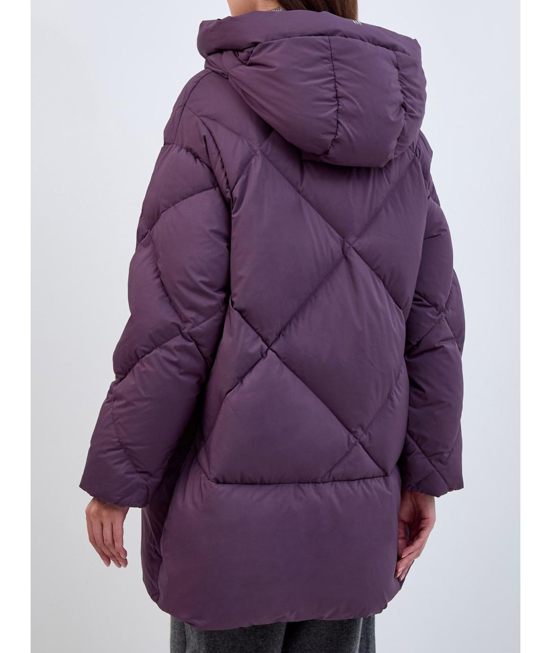 HETREGO Фиолетовый полиэстеровый пуховик, фото 4
