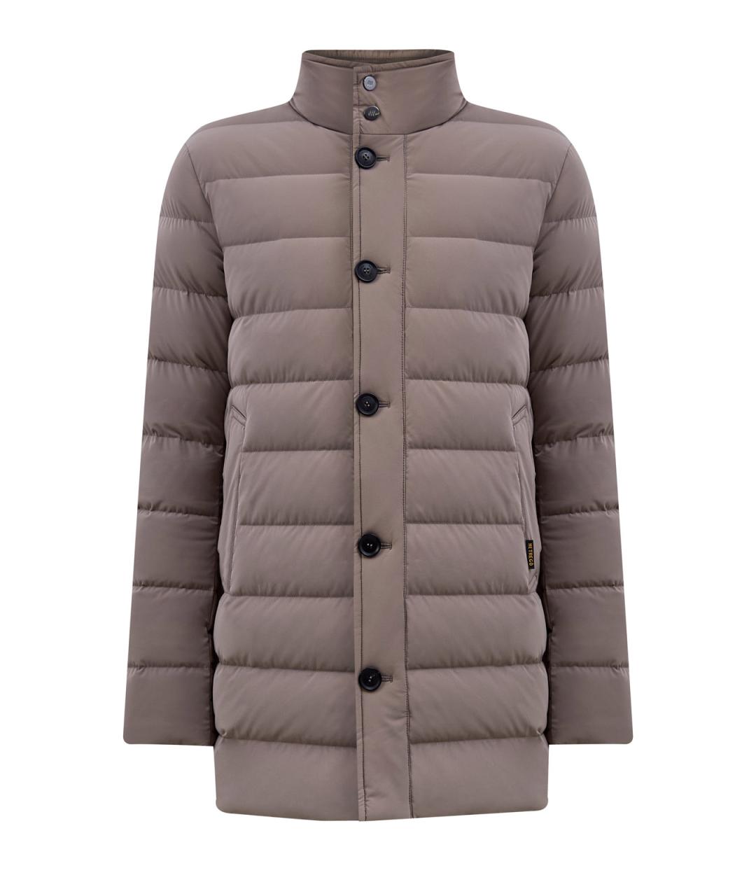 HETREGO Коричневый полиамидовый пуховик, фото 1