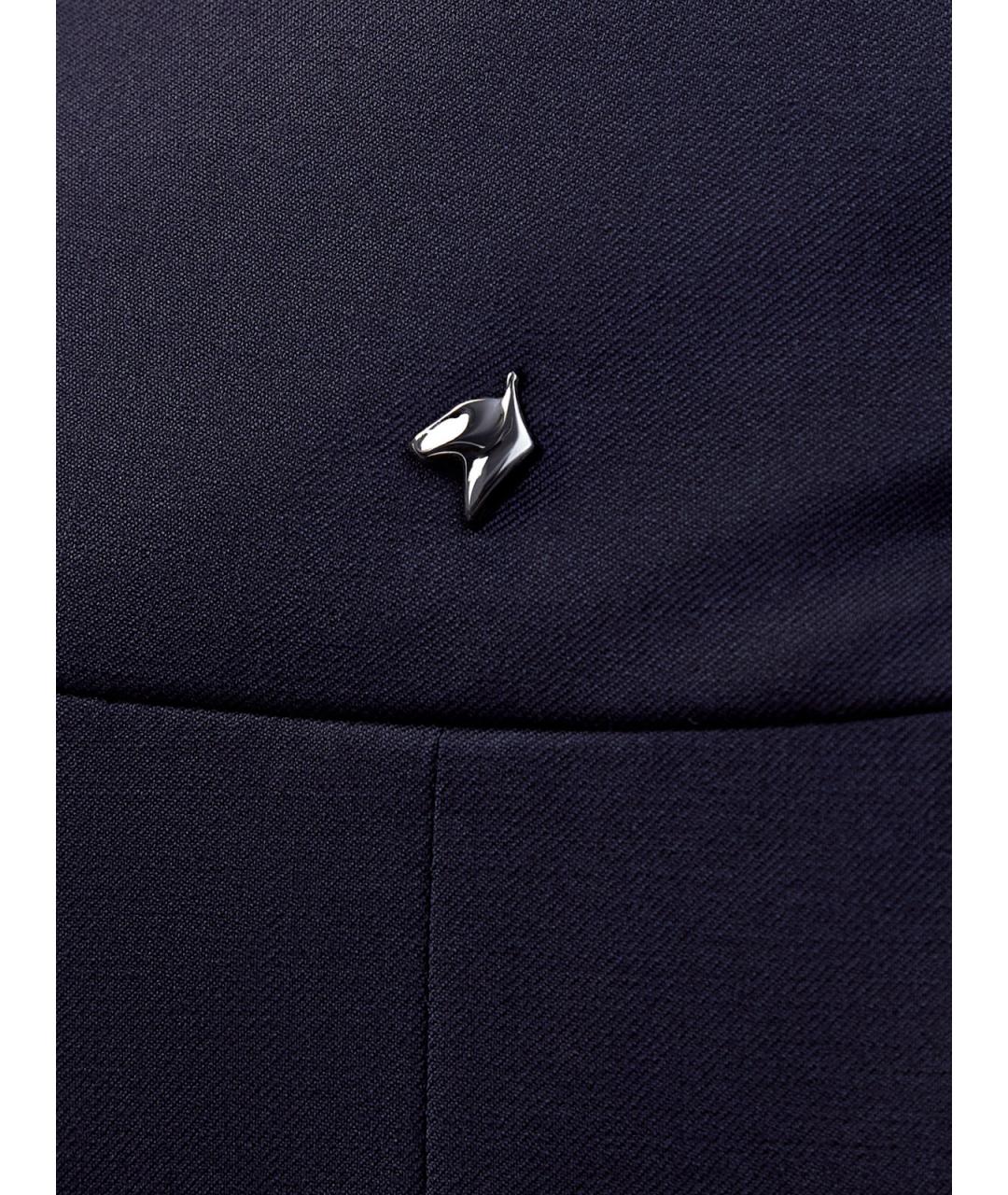 MONTECORE Темно-синий шерстяной пуховик, фото 5