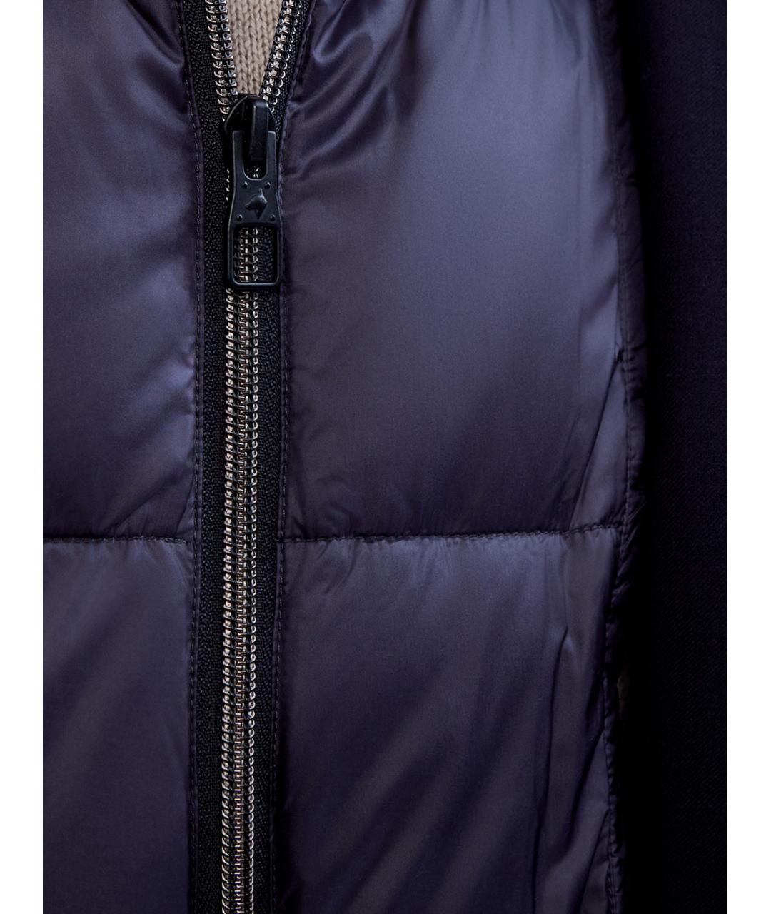 MONTECORE Темно-синий шерстяной пуховик, фото 6