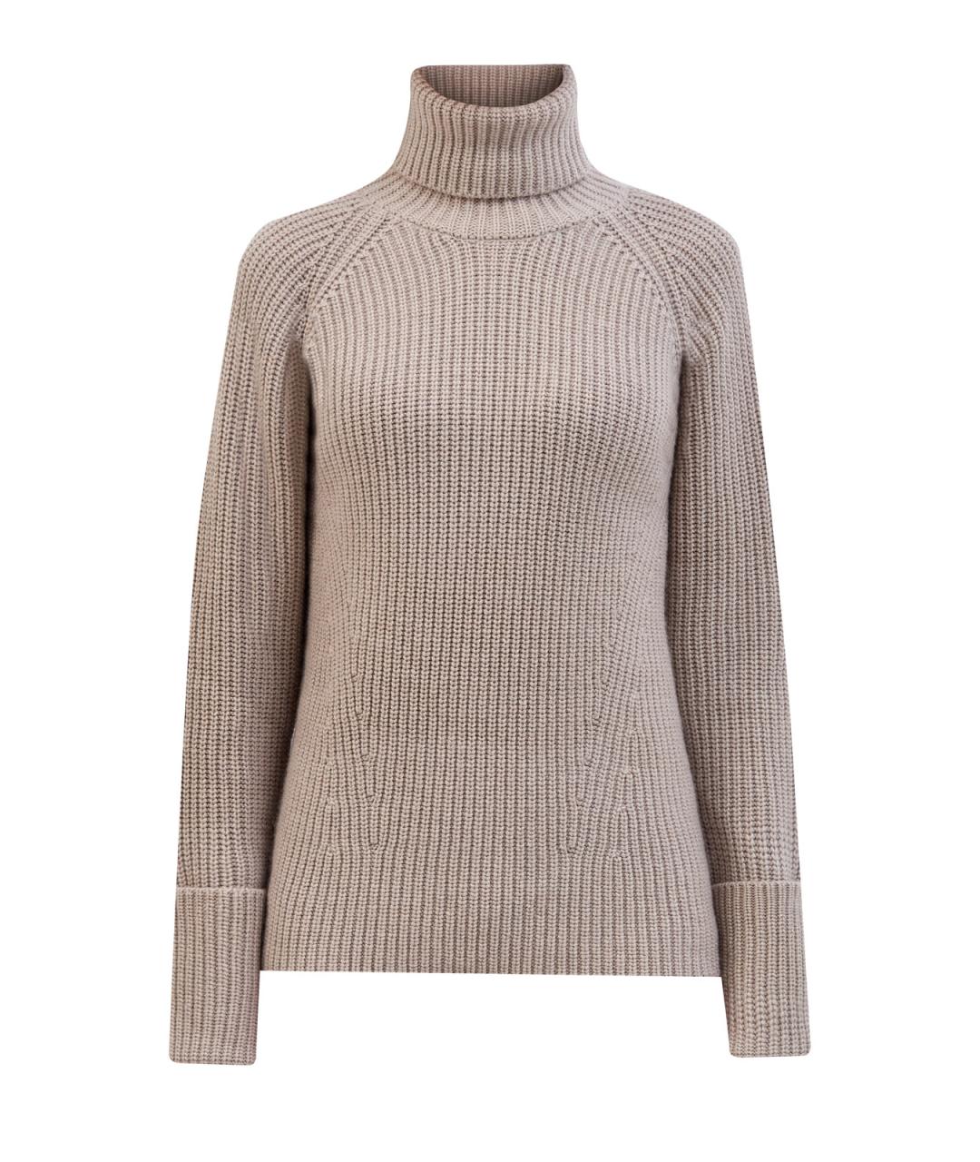 GENTRY PORTOFINO Бежевый шерстяной джемпер / свитер, фото 1