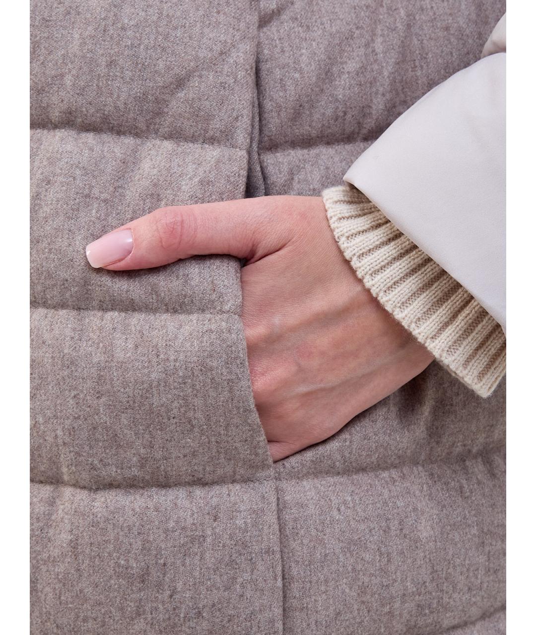 HETREGO Серый полиамидовый пуховик, фото 5