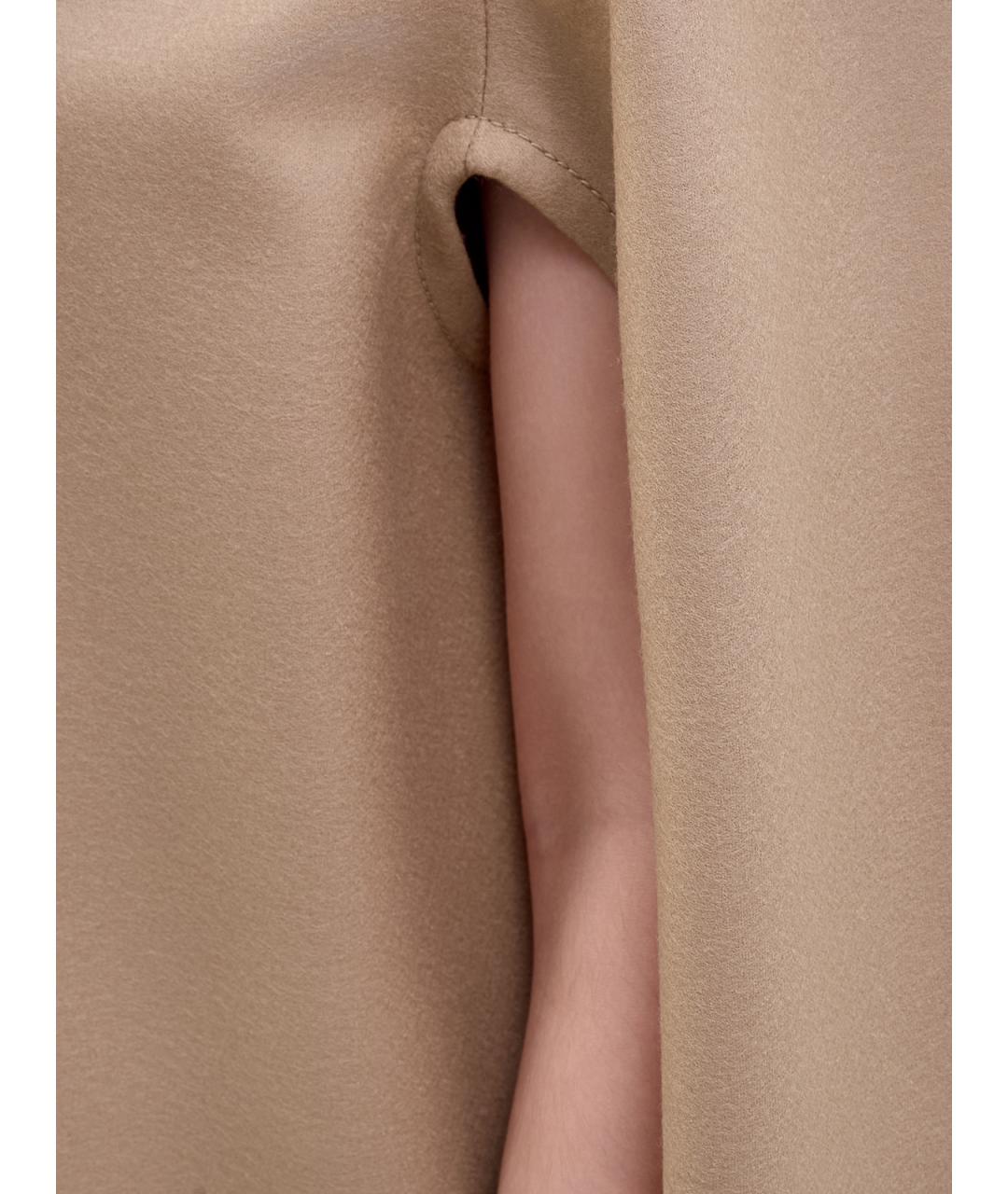 JIL SANDER Бежевый шерстяной джемпер / свитер, фото 5