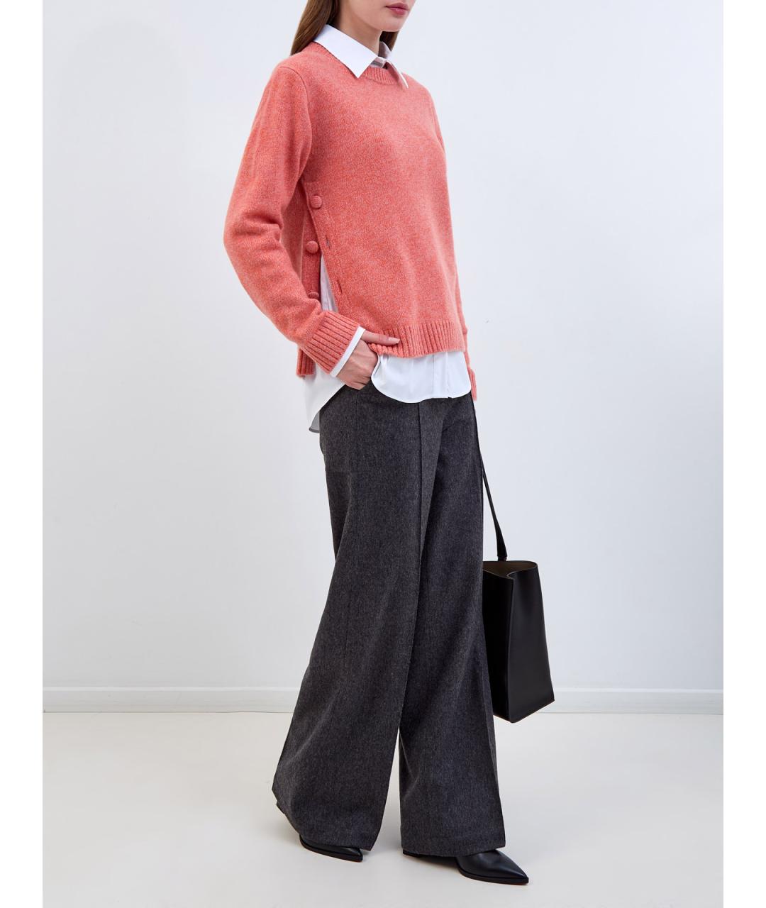 YVES SALOMON Розовый кашемировый джемпер / свитер, фото 2