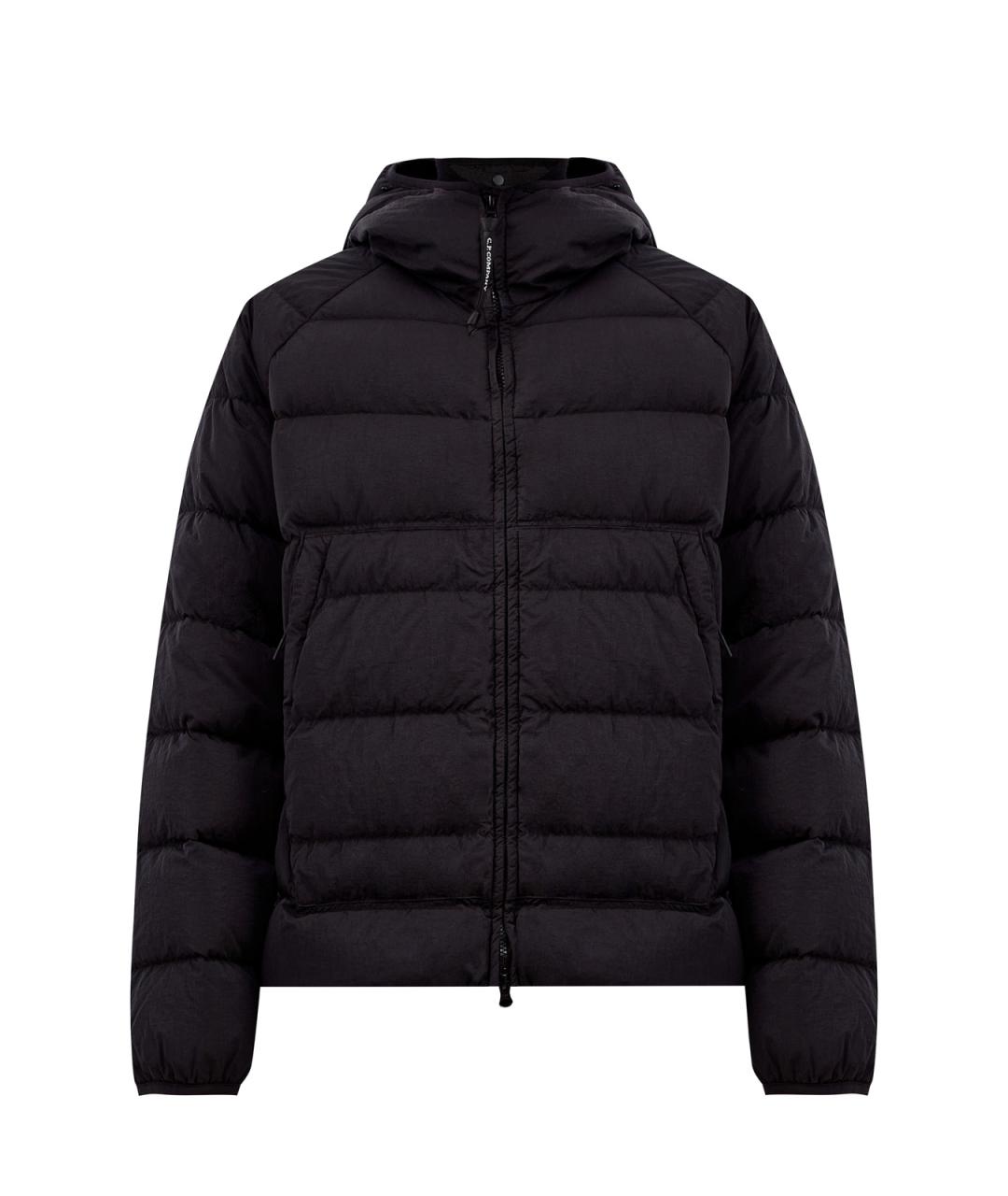 CP COMPANY Черный полиамидовый пуховик, фото 1