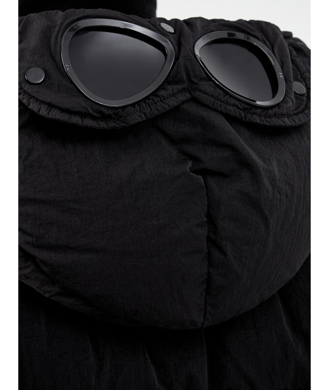 CP COMPANY Черный полиамидовый пуховик, фото 5