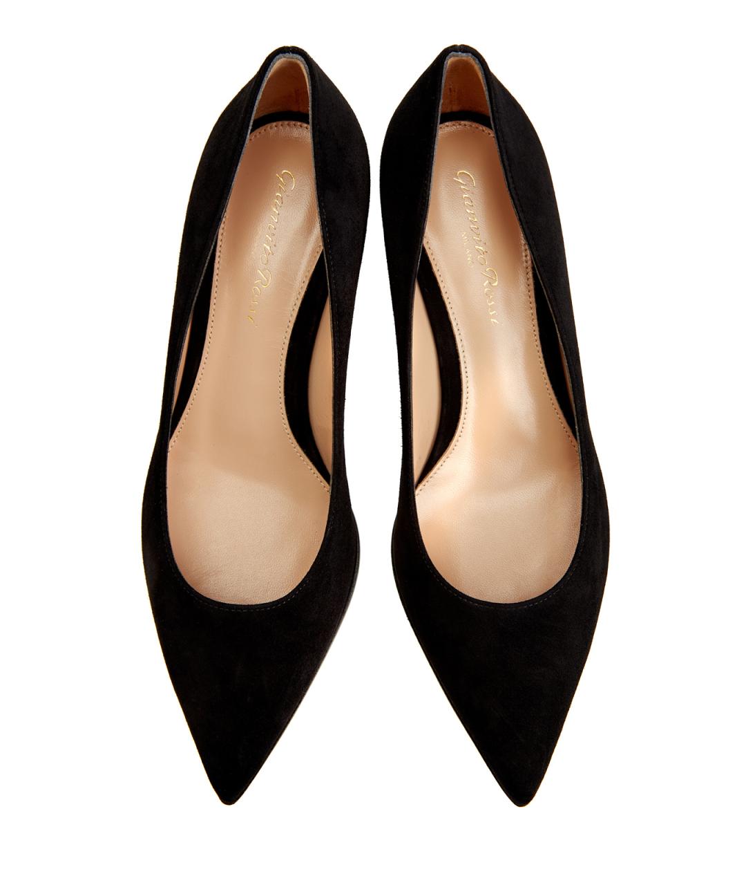 GIANVITO ROSSI Черные замшевые туфли, фото 5