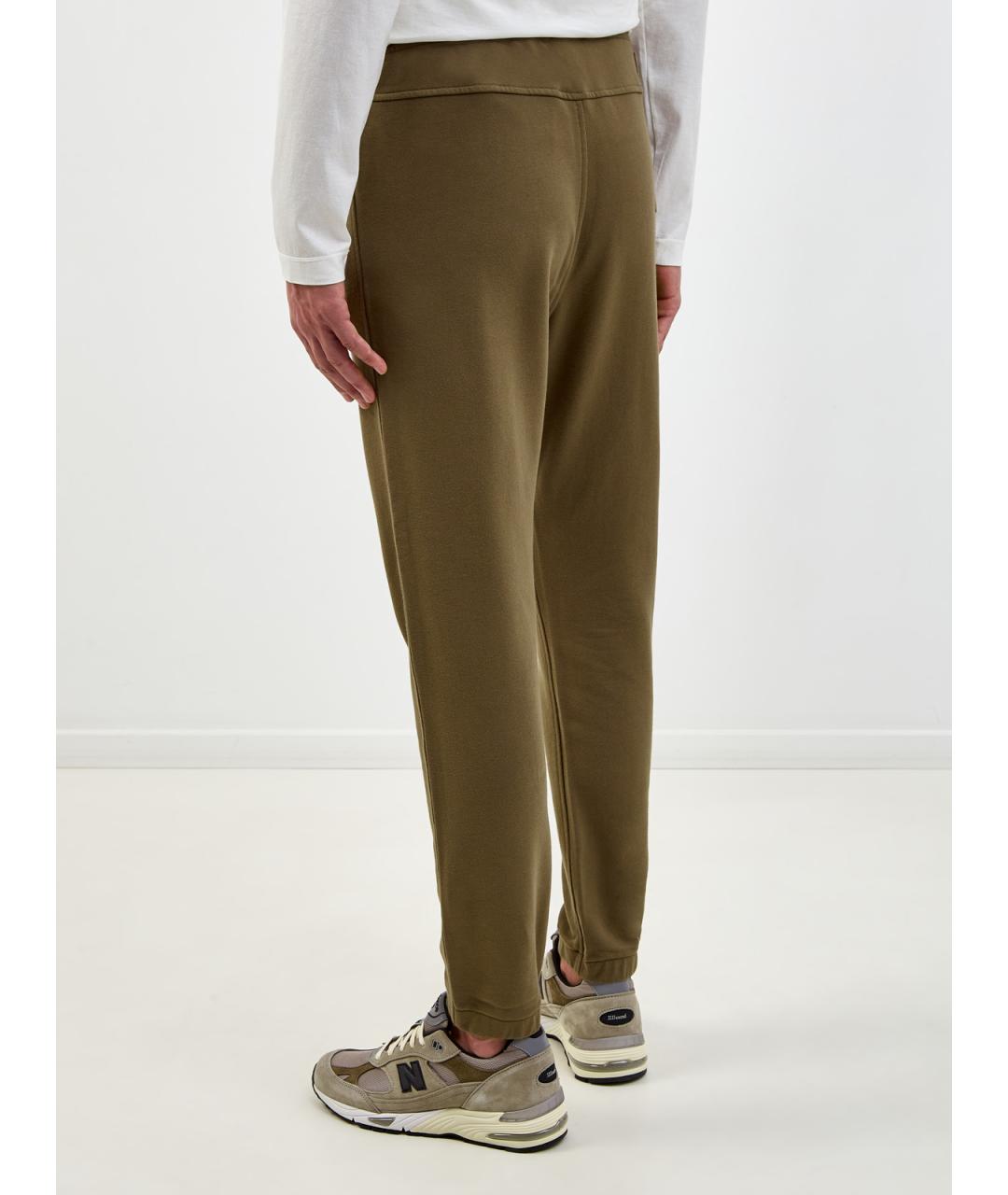 CP COMPANY Зеленые хлопковые повседневные брюки, фото 4