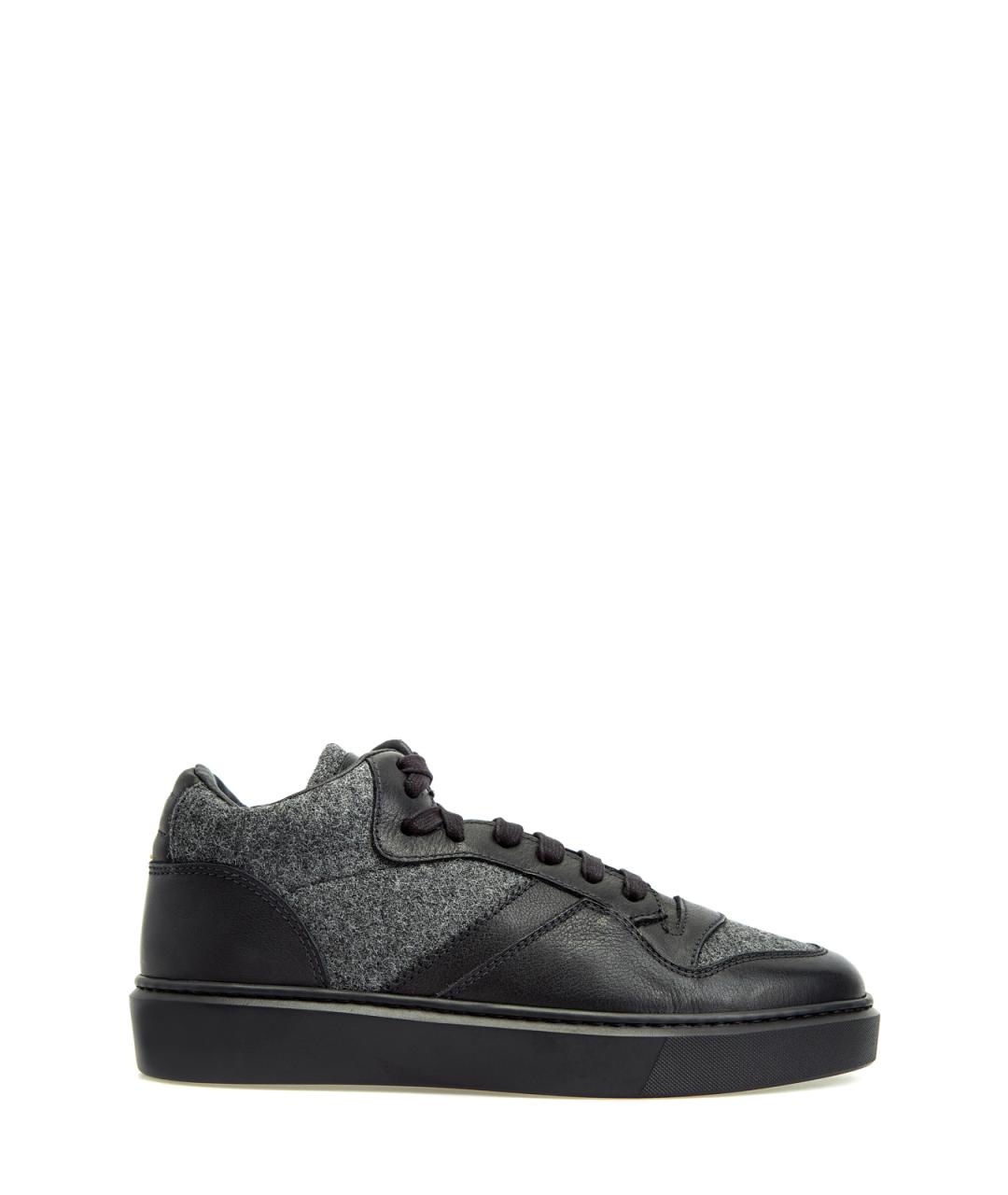 DOUCAL'S Черные низкие кроссовки / кеды, фото 1