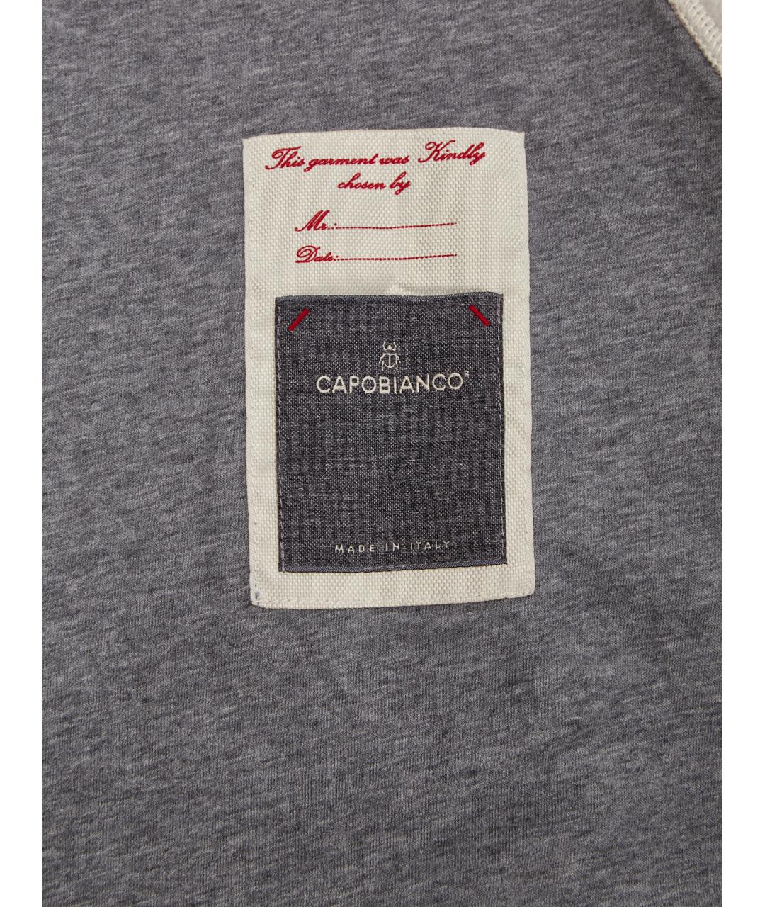 CAPOBIANCO Коричневая хлопковая куртка, фото 6