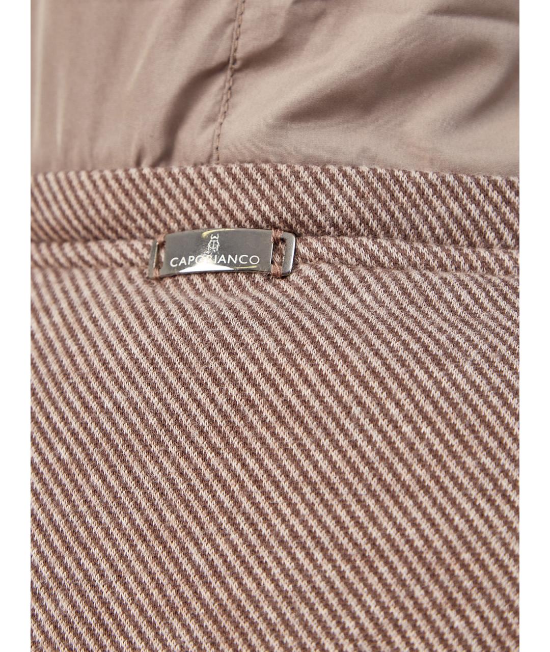 CAPOBIANCO Коричневая хлопковая куртка, фото 5