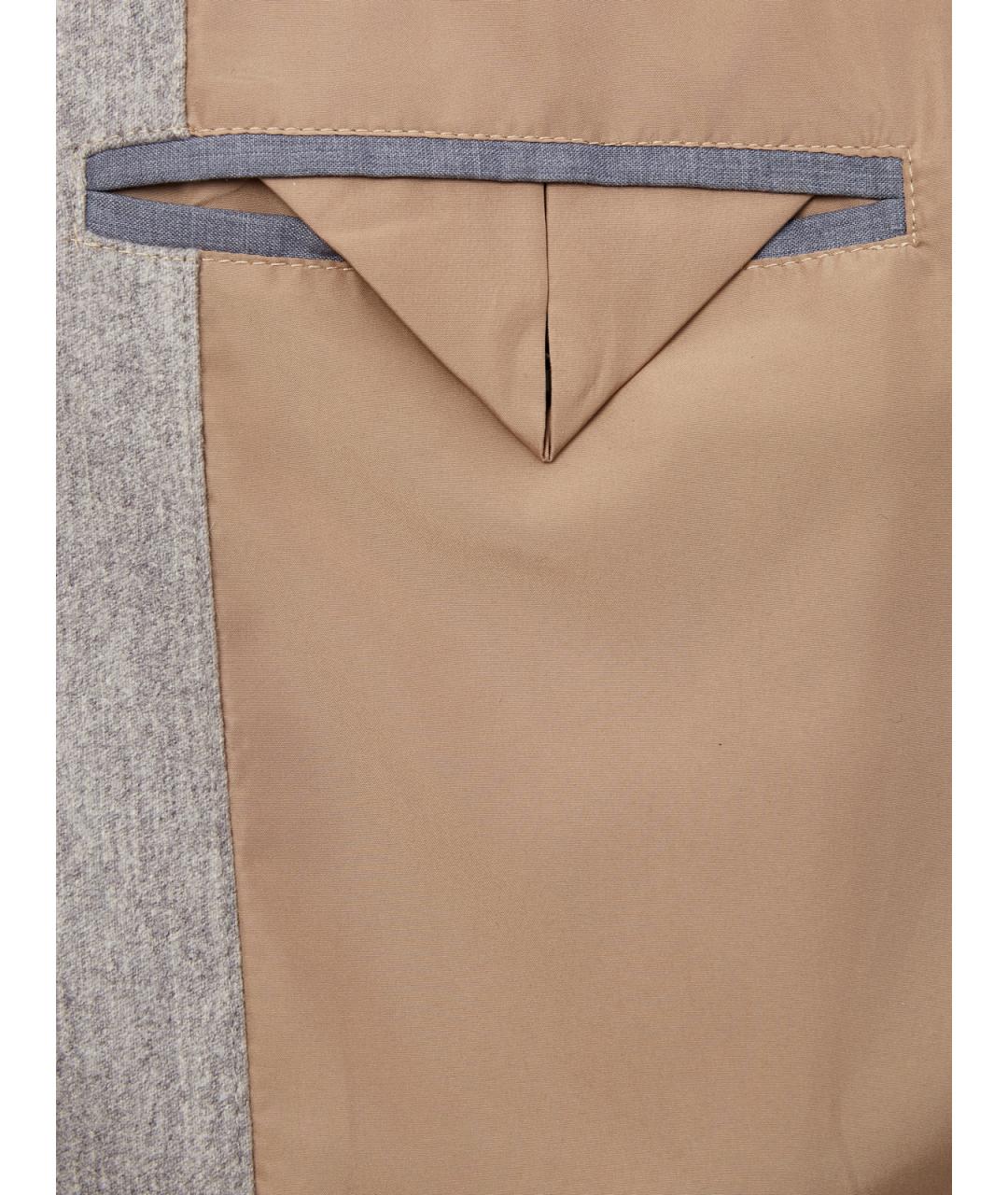 ELEVENTY Серый шерстяной жилет, фото 6