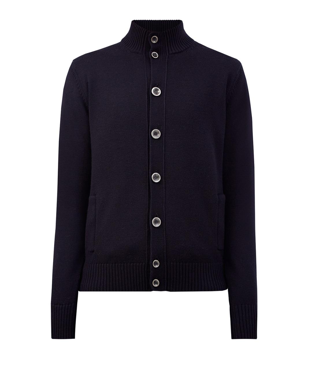 PESERICO Синий шерстяной кардиган, фото 1