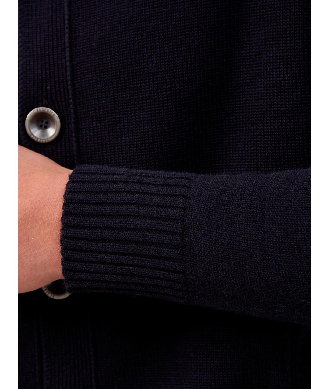 PESERICO Синий шерстяной кардиган, фото 5