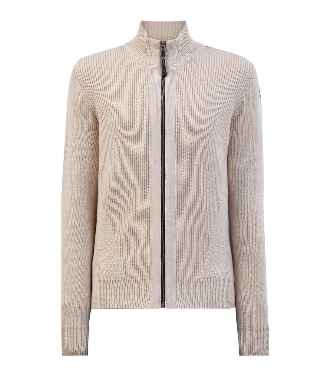 PARAJUMPERS Бежевый шерстяной кардиган, фото 1