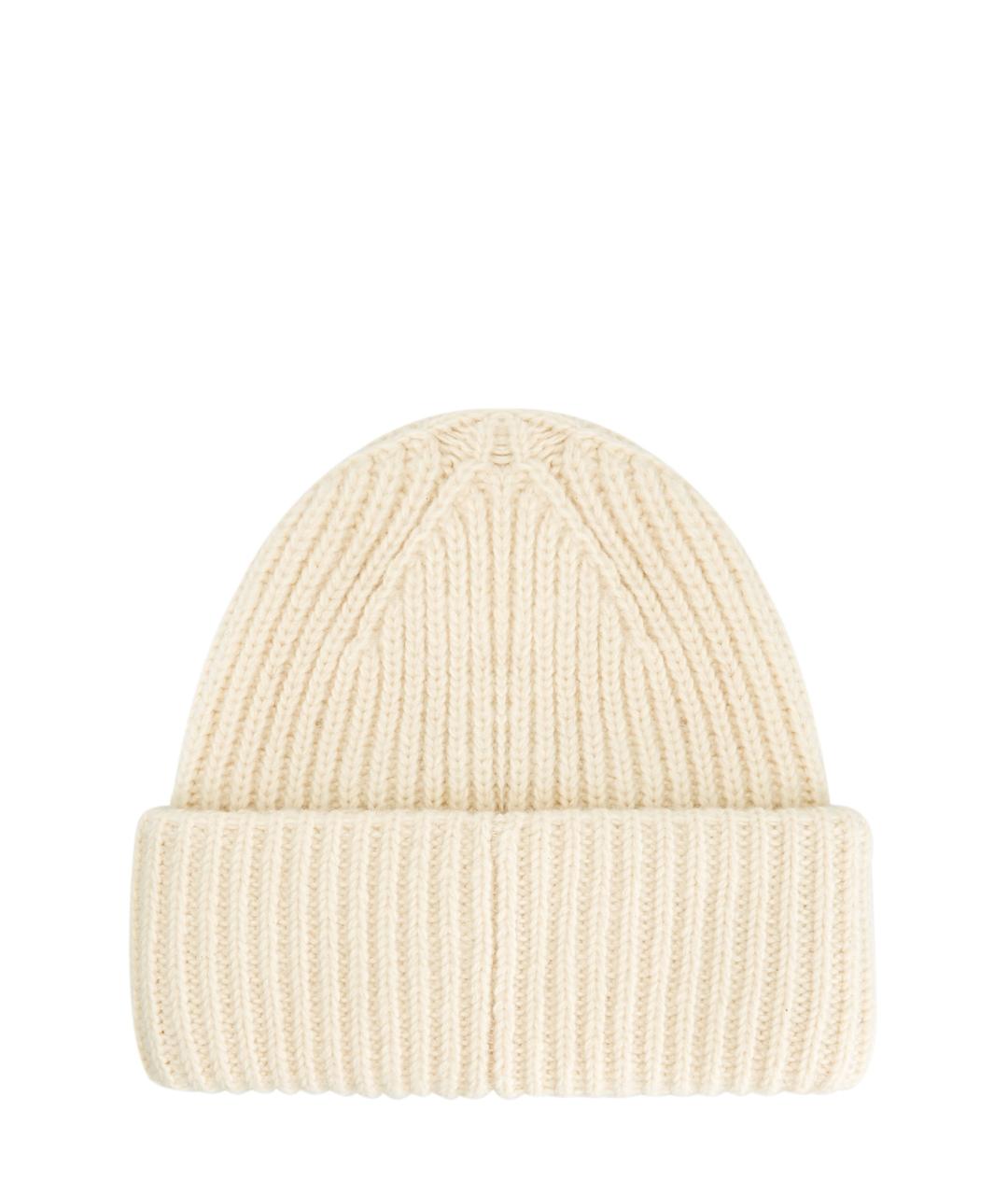 PARAJUMPERS Белая хлопковая шапка, фото 3