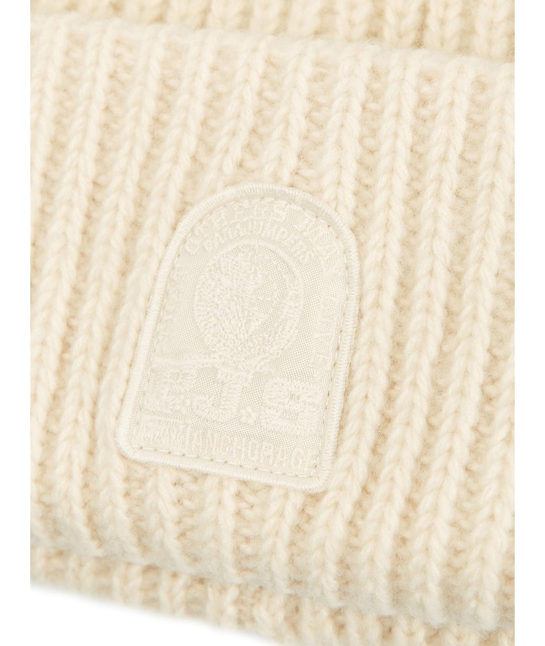 PARAJUMPERS Белая хлопковая шапка, фото 4