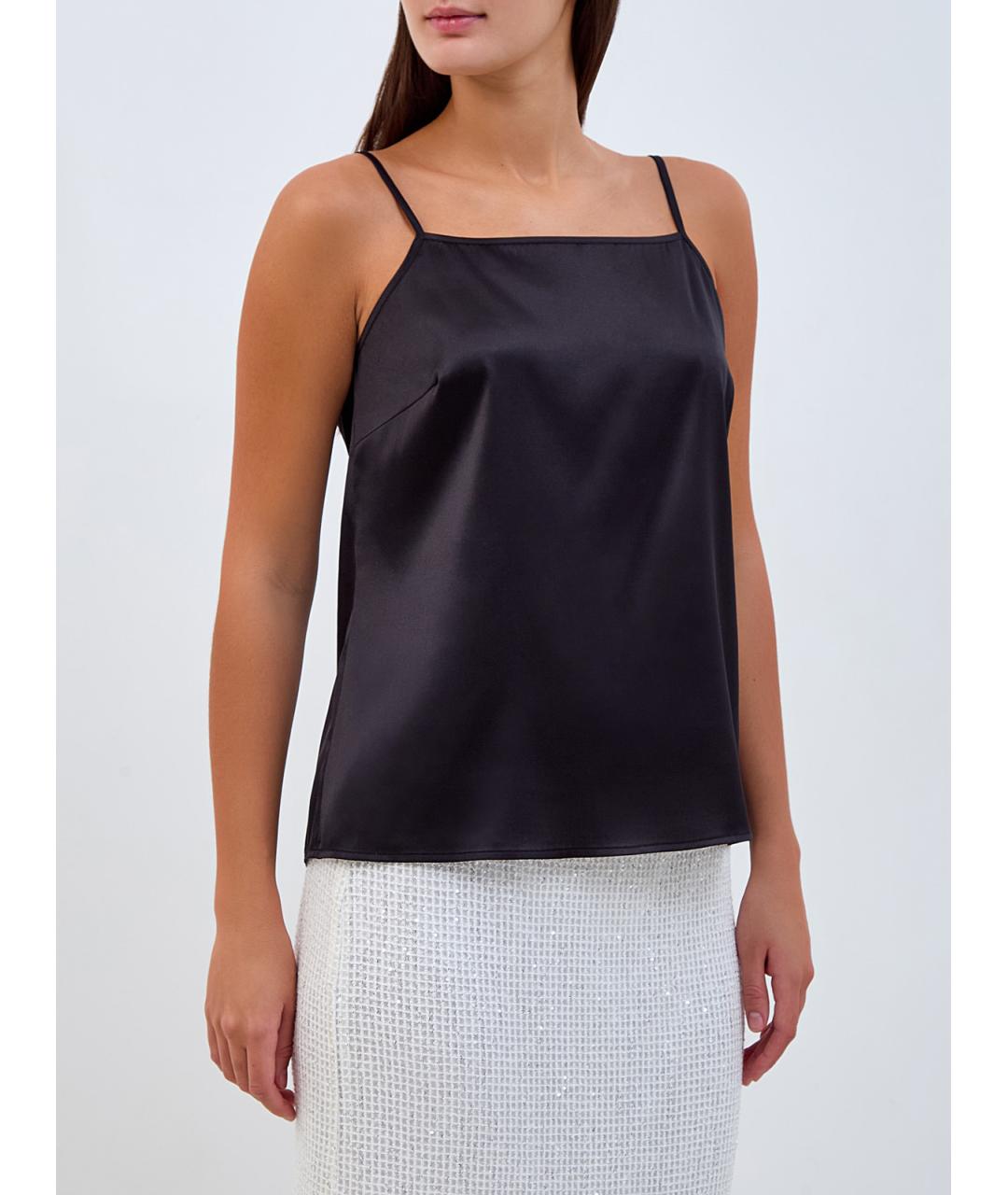 PESERICO Черная майка, фото 3