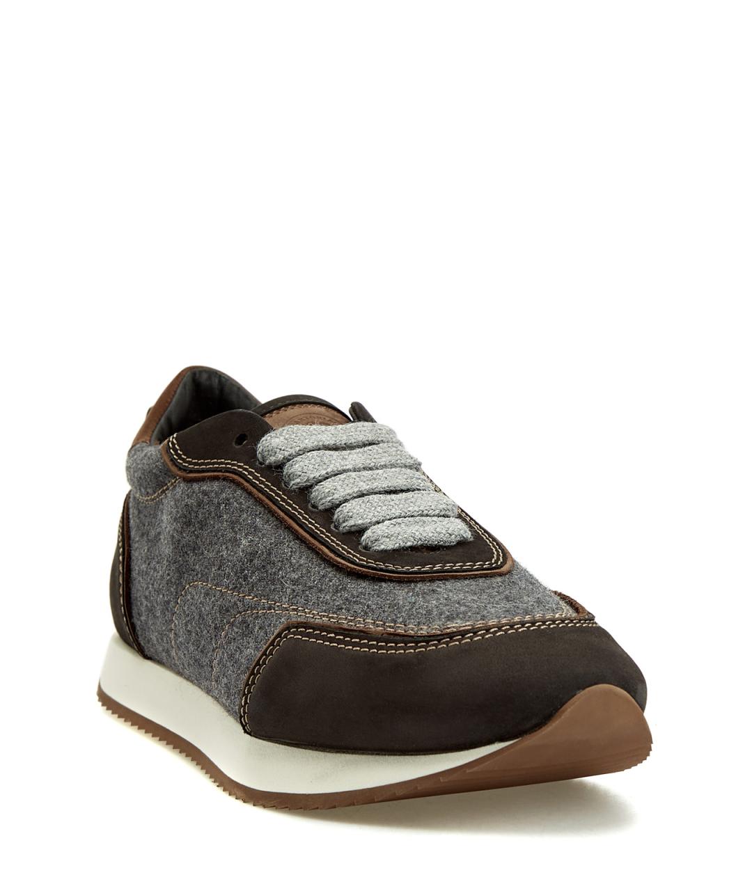 PESERICO Серые текстильные кроссовки, фото 3