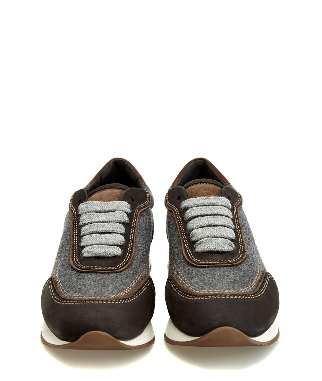 PESERICO Серые текстильные кроссовки, фото 5