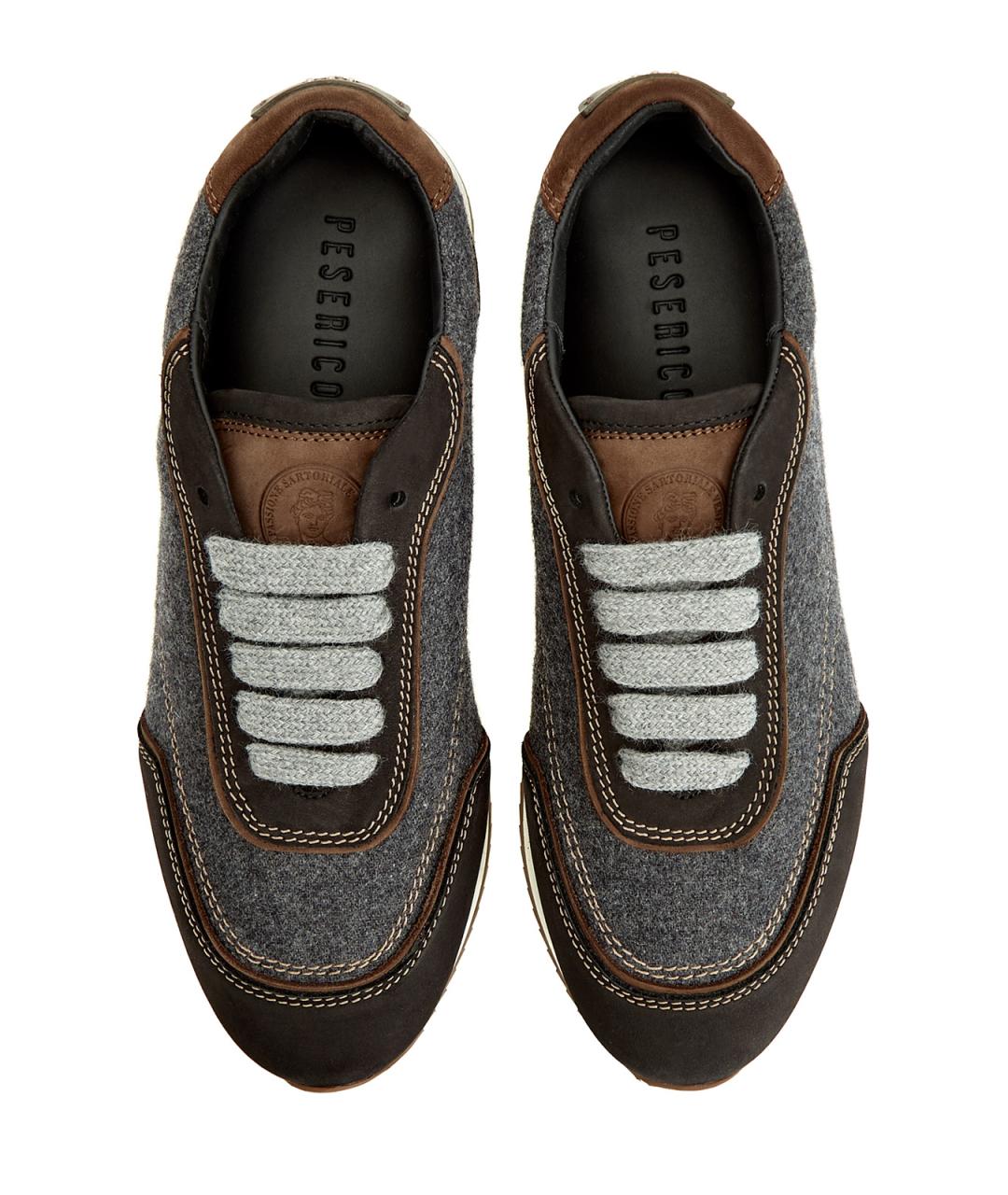 PESERICO Серые текстильные кроссовки, фото 6