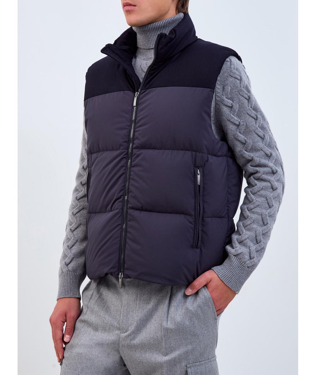 PESERICO Синий жилет, фото 3