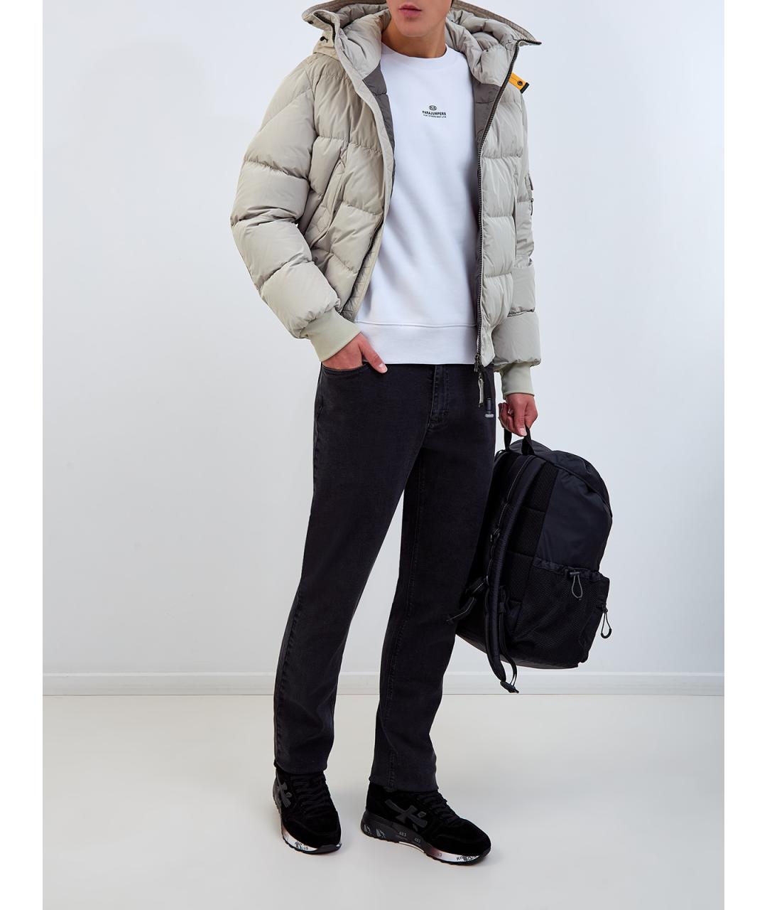 PARAJUMPERS Бежевый полиэстеровый пуховик, фото 2