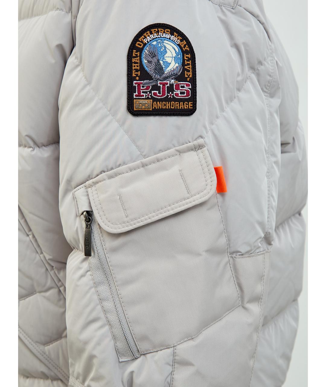 PARAJUMPERS Бежевый полиэстеровый пуховик, фото 5