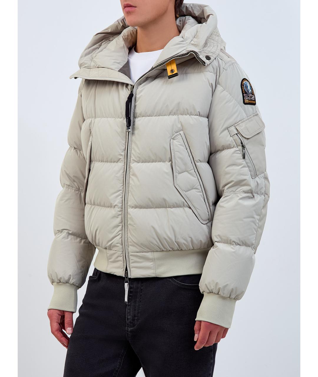 PARAJUMPERS Бежевый полиэстеровый пуховик, фото 3