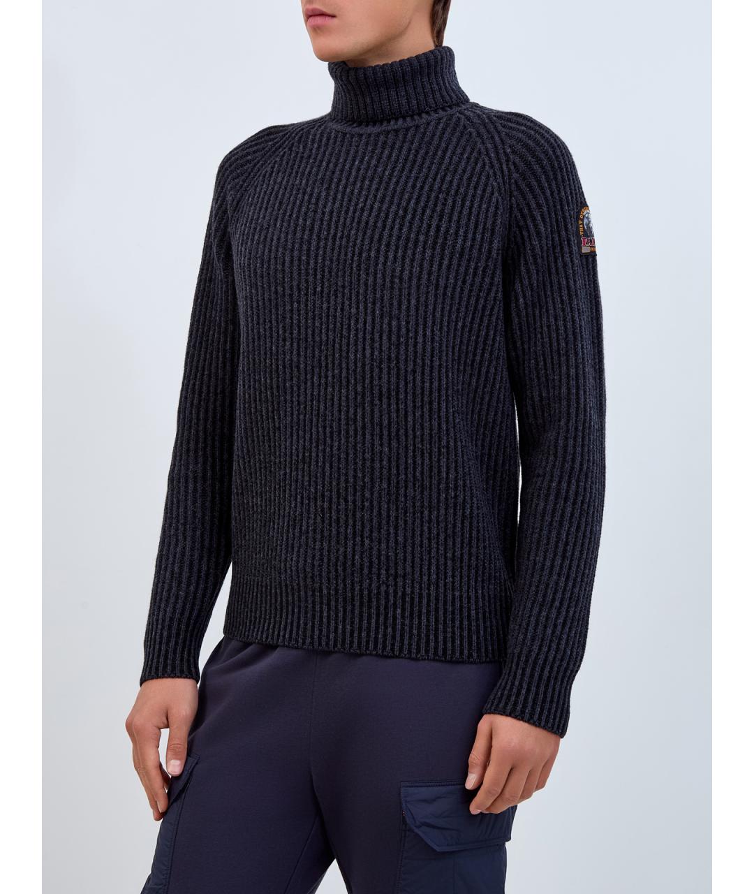 PARAJUMPERS Синий шерстяной джемпер / свитер, фото 3